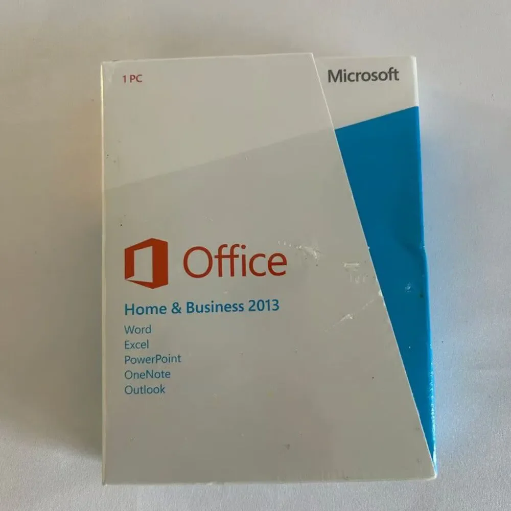 Microsoft Office Home Business 2013 1 PC Product Key Windows Sealed New NA Style